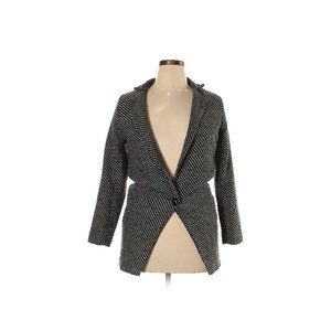 Black and White Classic Knit Blazer